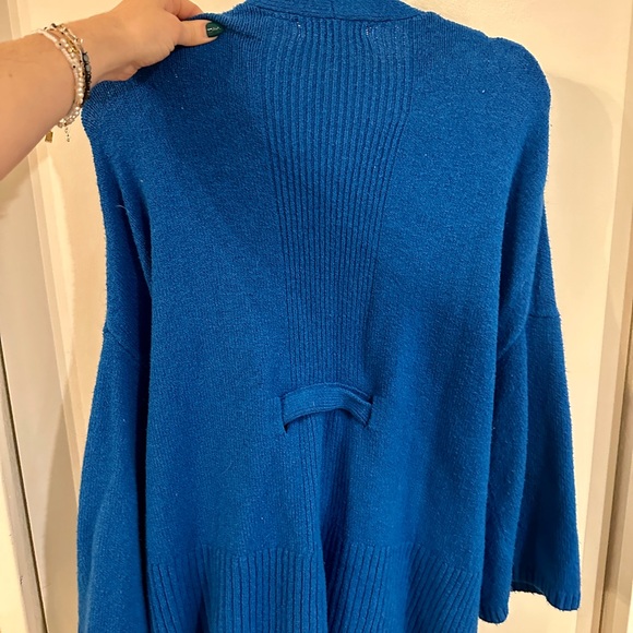 Anthropologie Vibrant Blue Cardigan - Picture 2 of 3